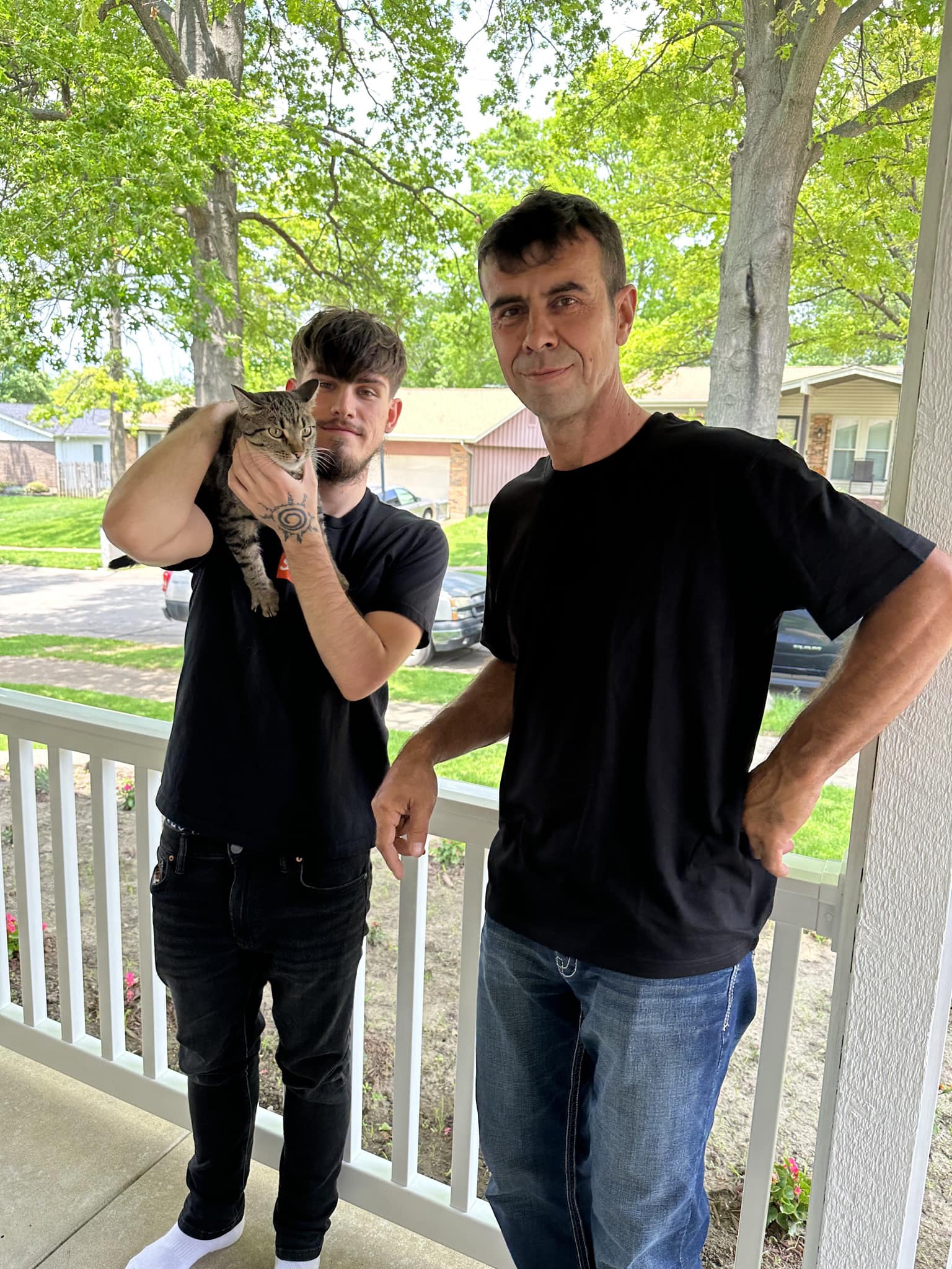 Munir and Izet Omanovic at work